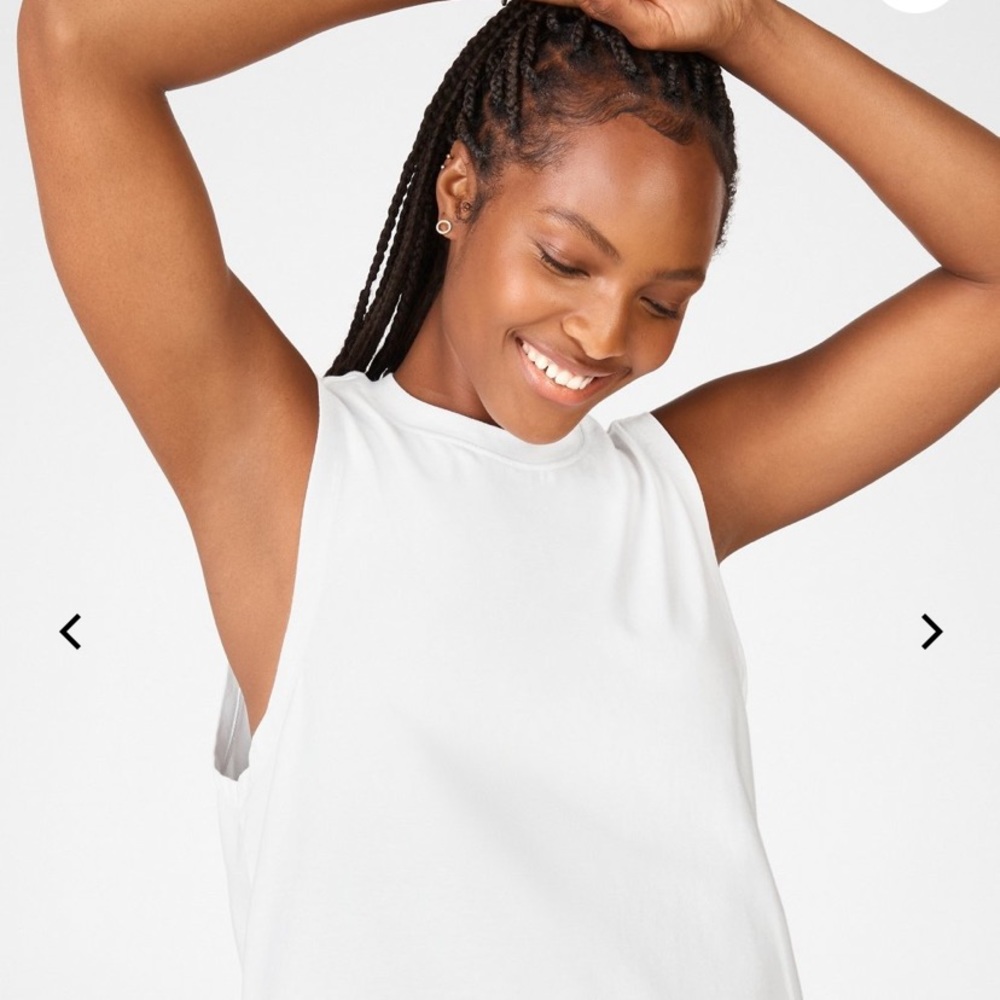 Brand new white tank from Fabletics! Still has the tags on it!
